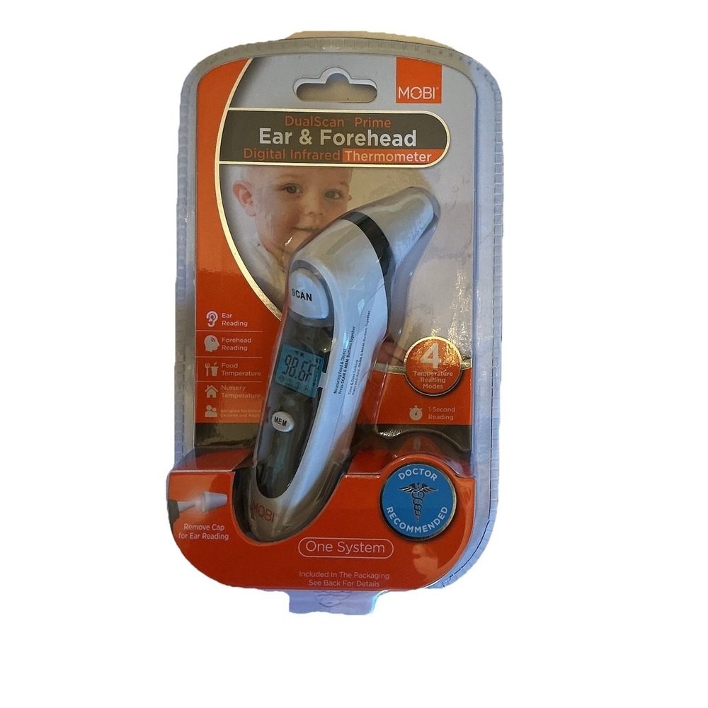 MOBI DualScan Prime 2 in 1 Ear‎ and Forehead Digital Thermometer (BRAND NEW)
